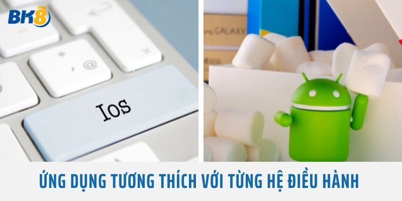 Ứng dụng tương thích với từng hệ điều hành
